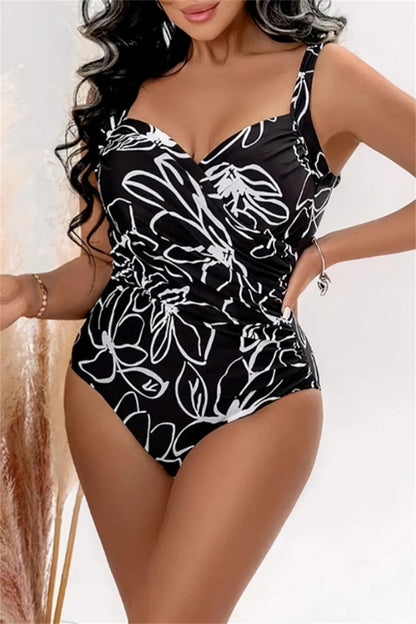 Sexy Print Backless Swimwears (With Paddings)(3 Colors)