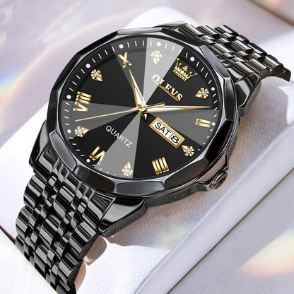 Alloy Quartz 3BAR Stainless Watch(8 Colors)