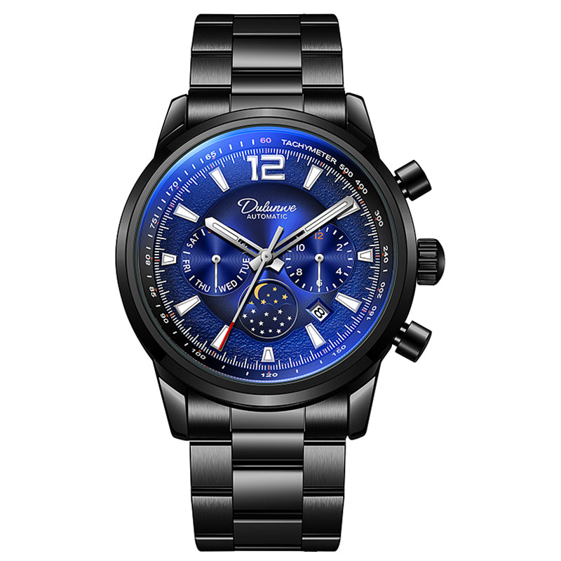 Alloy Mechanical 3ATM Stainless Watch(4 Colors)