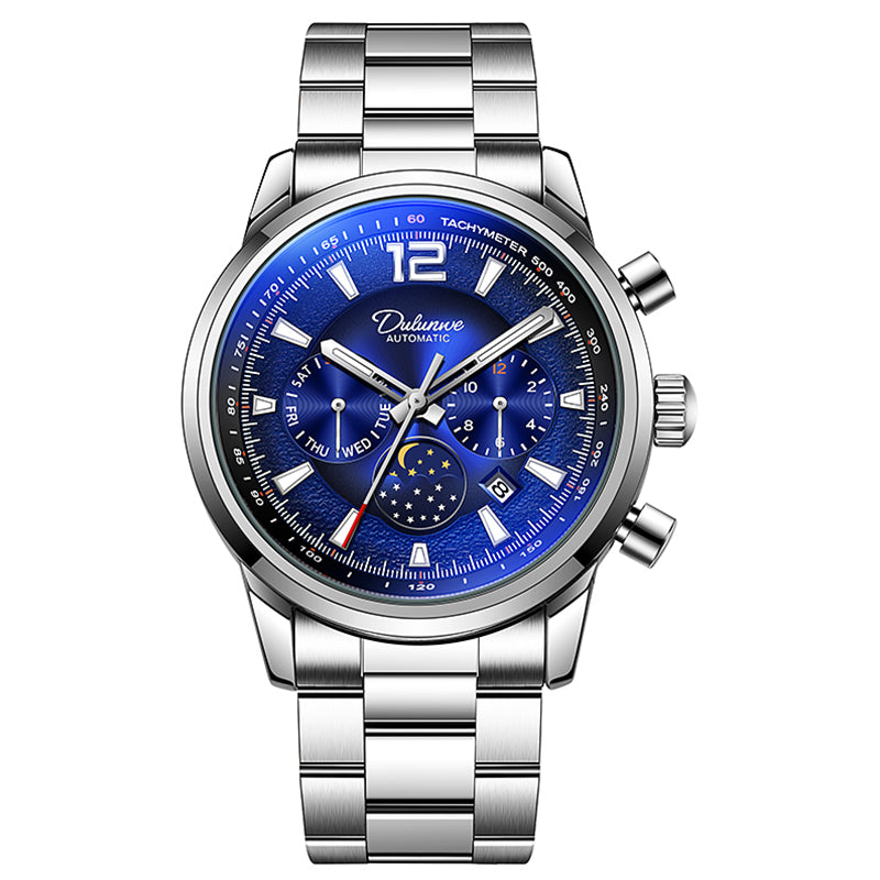 Alloy Mechanical 3ATM Stainless Watch(4 Colors)