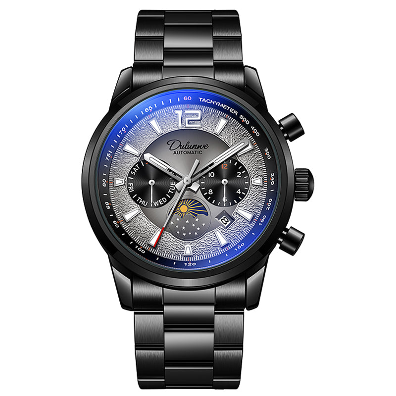 Alloy Mechanical 3ATM Stainless Watch(4 Colors)