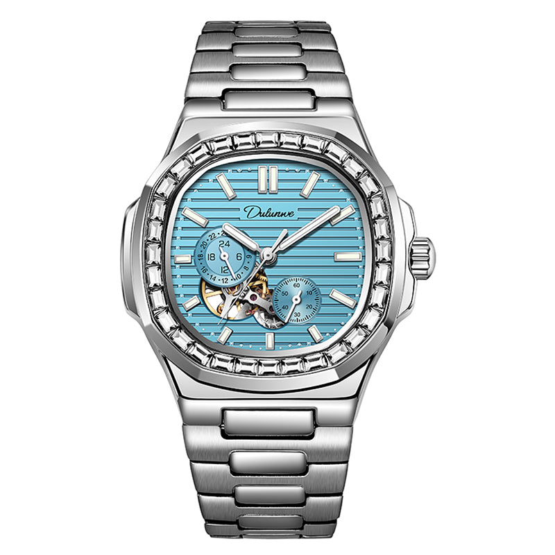 Alloy Mechanical 3ATM Stainless Watch(5 Colors)