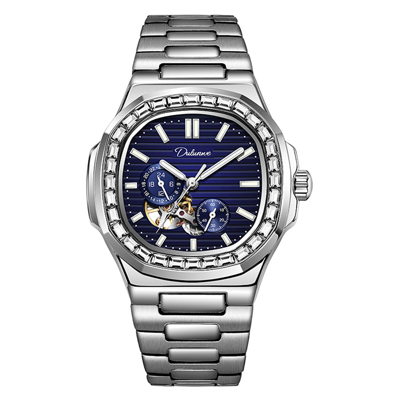 Alloy Mechanical 3ATM Stainless Watch(5 Colors)