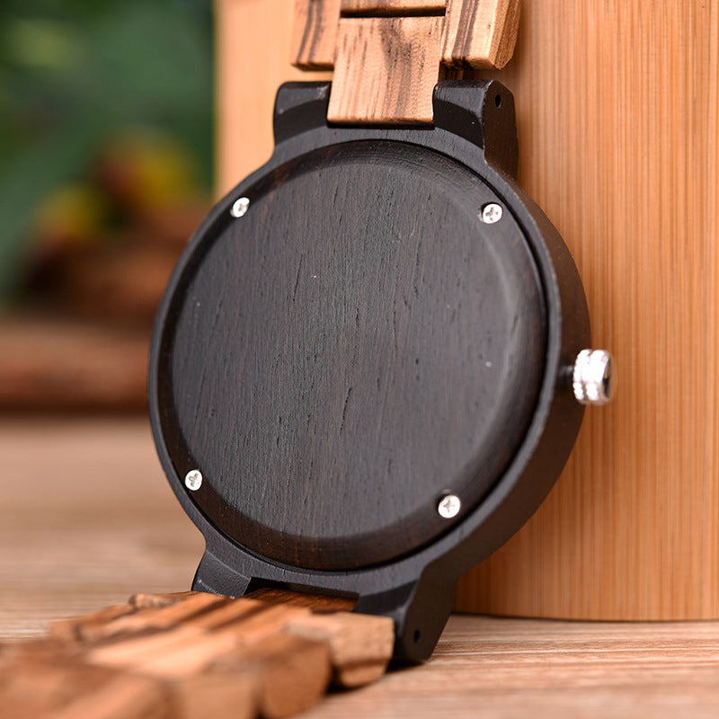 Wood Quartz 3ATM Wood Watch(3 Colors)