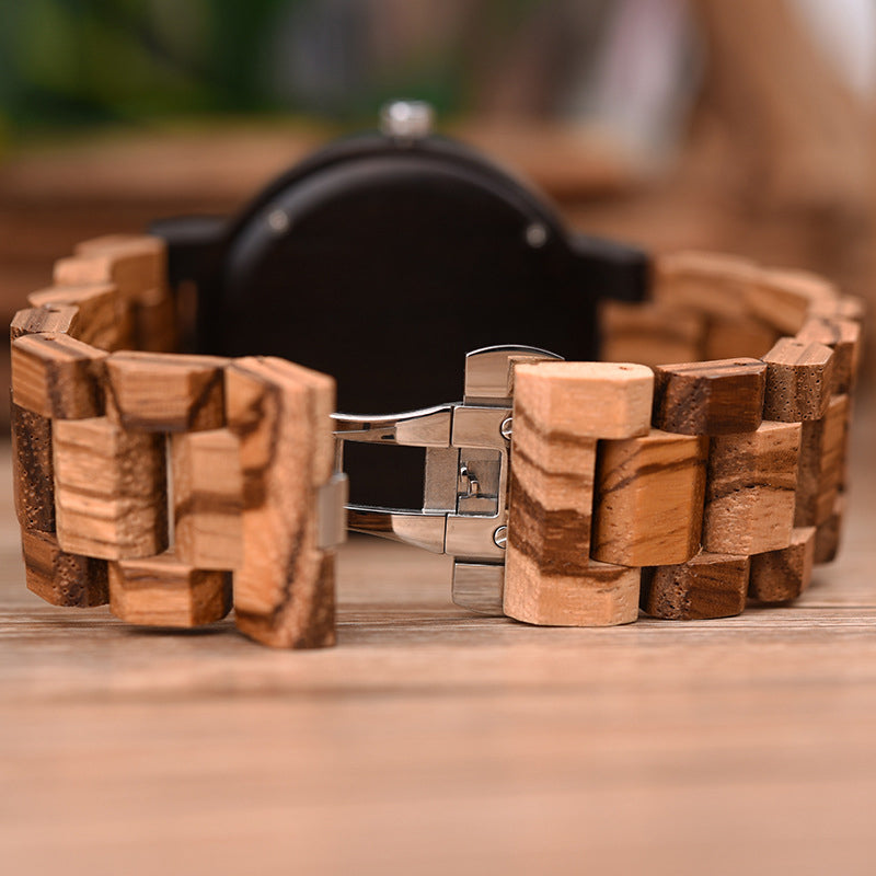 Wood Quartz 3ATM Wood Watch(3 Colors)