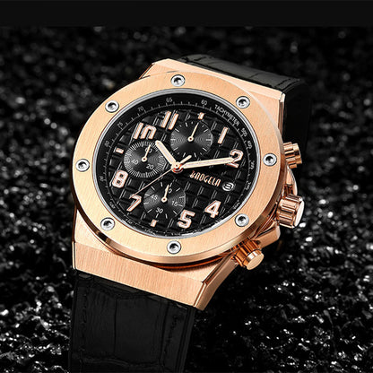 Alloy Quartz 3ATM Leather Watch(5 Colors)