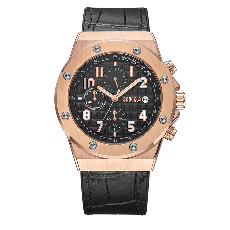 Alloy Quartz 3ATM Leather Watch(5 Colors)