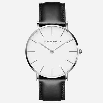 Alloy Quartz 3ATM Leather Watch(4 Colors)