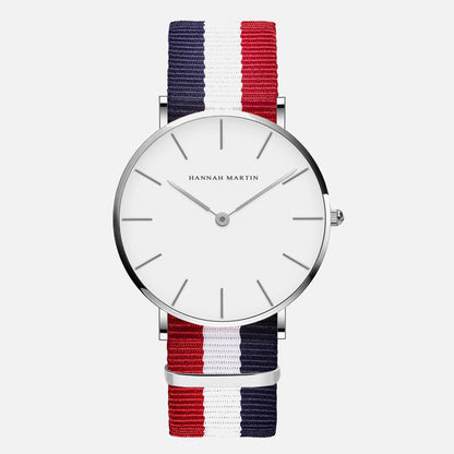 Alloy Quartz 3ATM Nylon Watch(6 Colors)