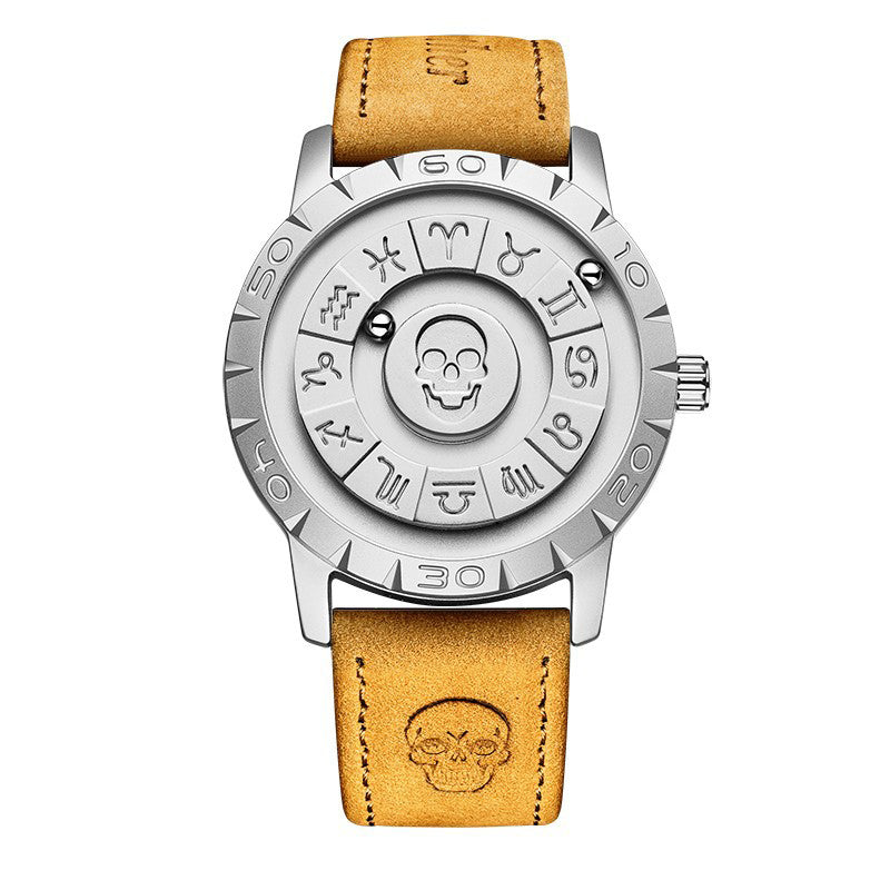 Alloy Quartz 3ATM Leather Watch(3 Colors)