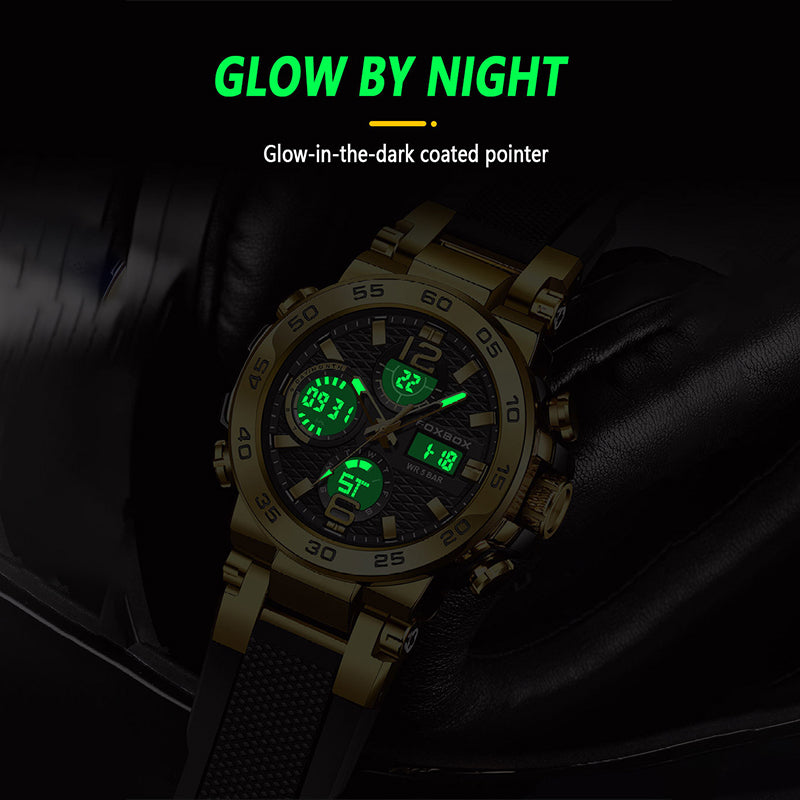 Alloy Quartz 3ATM Silicone Watch(6 Colors)