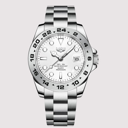 Alloy Quartz 3ATM Stainless Watch