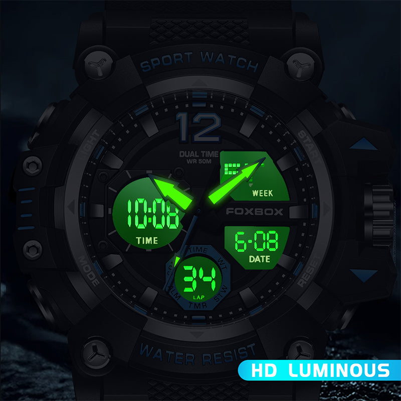 plastic Quartz 3ATM Silicone Watch(4 Colors)