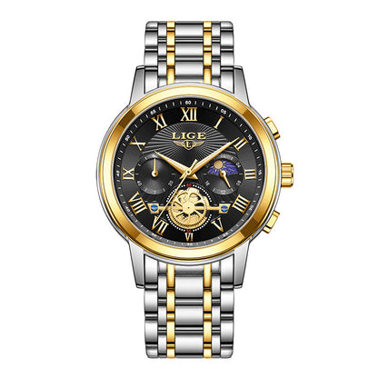 Zinc Alloy Quartz 3ATM Stainless Watch(5 Colors)