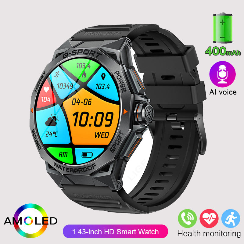 Stainless Steel Electronic movement 3ATM Smart Watch