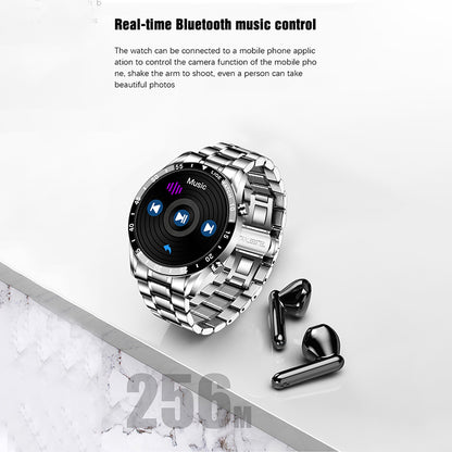 Stainless Steel Electronic movement 3ATM Smart Watch(3 Colors)