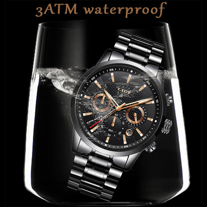 Alloy Quartz 3ATM Stainless Watch