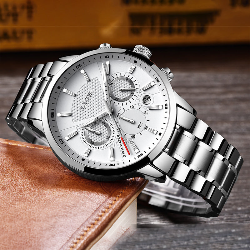 Alloy Quartz 3ATM Stainless Watch