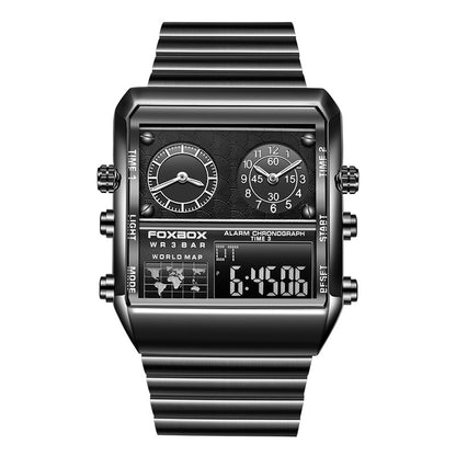 Alloy Electronic movement 3ATM Stainless Watch(3 Colors)