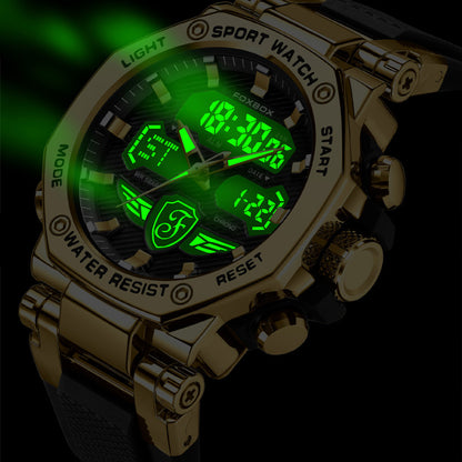 Zinc Alloy Electronic movement 3ATM Silicone Watch(5 Colors)