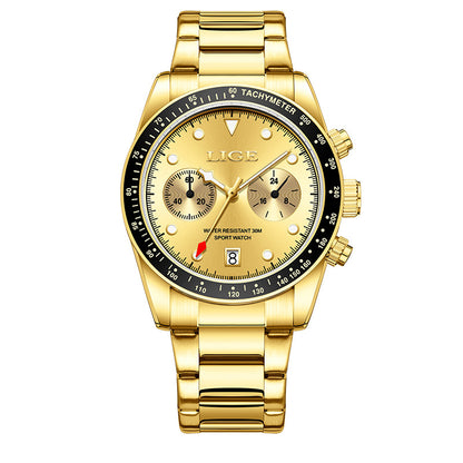 Zinc Alloy Quartz 3ATM Stainless Watch(7 Colors)