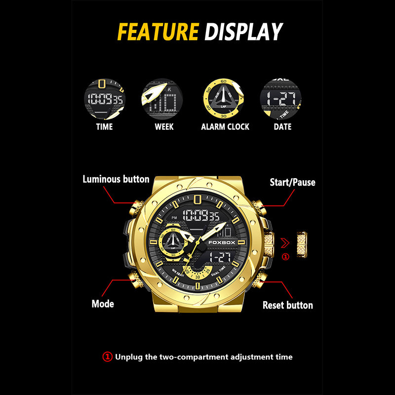 Zinc Alloy Electronic movement 3ATM Silicone Watch(6 Colors)