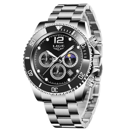 Zinc Alloy Quartz 3ATM Stainless Watch(3 Colors)