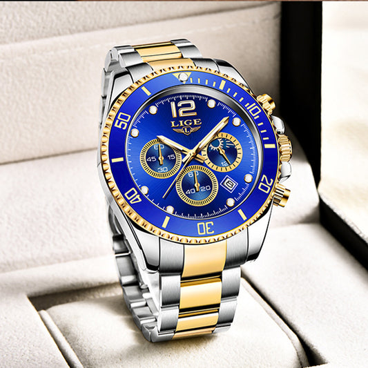 Zinc Alloy Quartz 3ATM Stainless Watch(4 Colors)