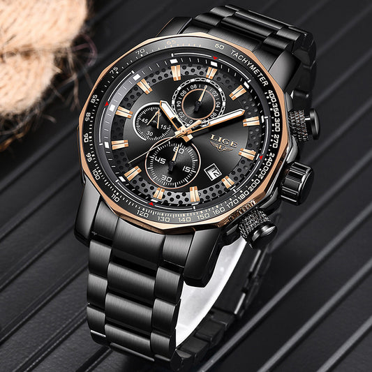 Alloy Quartz 3ATM Stainless Watch