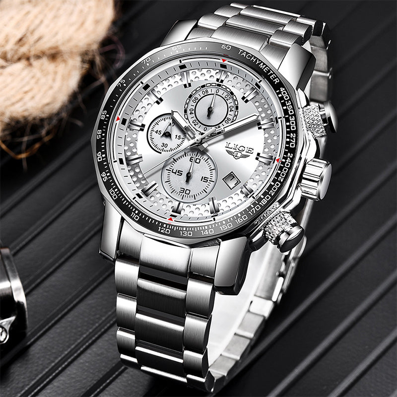 Alloy Quartz 3ATM Stainless Watch