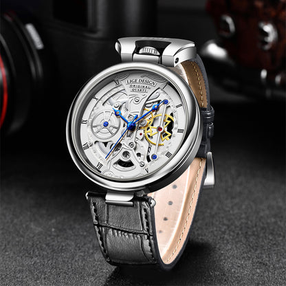 Zinc Alloy Quartz 3ATM Leather Watch(6 Colors)