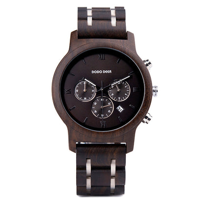 Wood Electronic movement 3ATM Wood Watch(3 Colors)