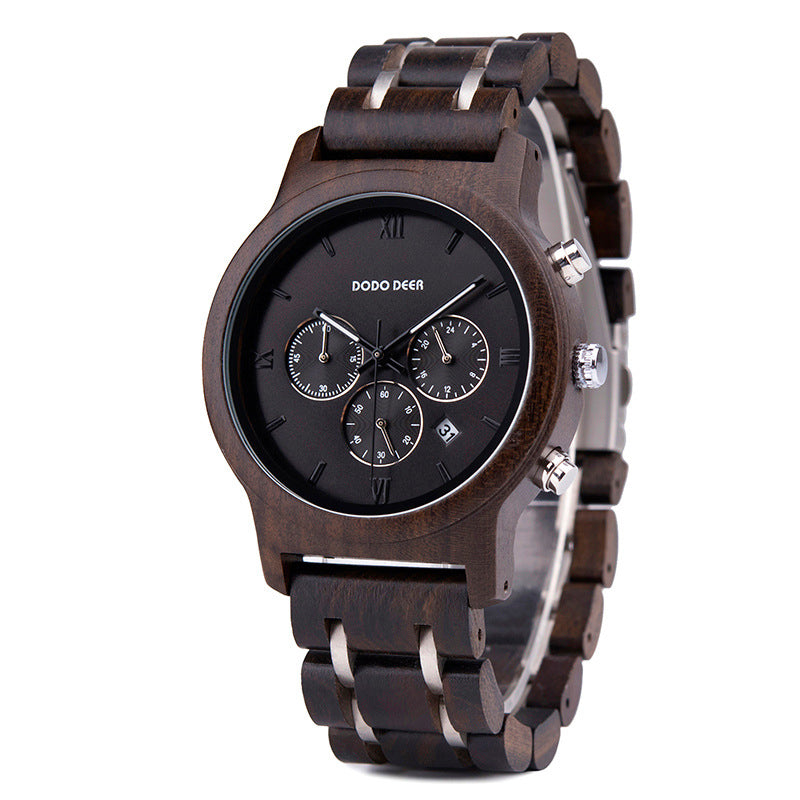 Wood Electronic movement 3ATM Wood Watch(3 Colors)