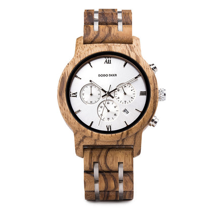 Wood Electronic movement 3ATM Wood Watch(3 Colors)