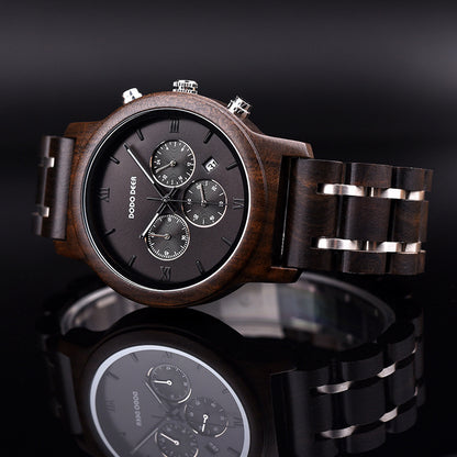 Wood Electronic movement 3ATM Wood Watch(3 Colors)