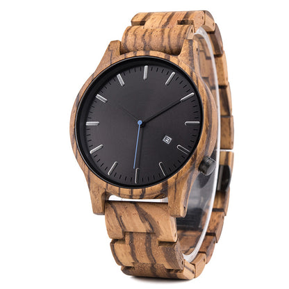 Wood Quartz 3ATM Wood Watch