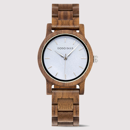 Wood Quartz 3ATM Wood Watch(3 Colors)