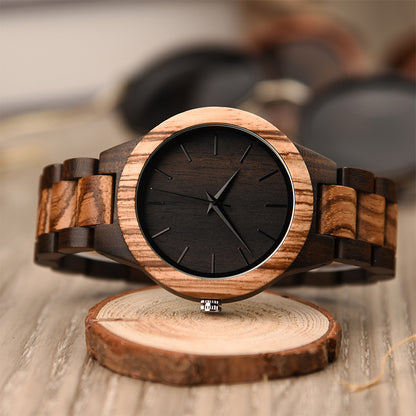 Wood Quartz 3ATM Wood Watch(7 Colors)