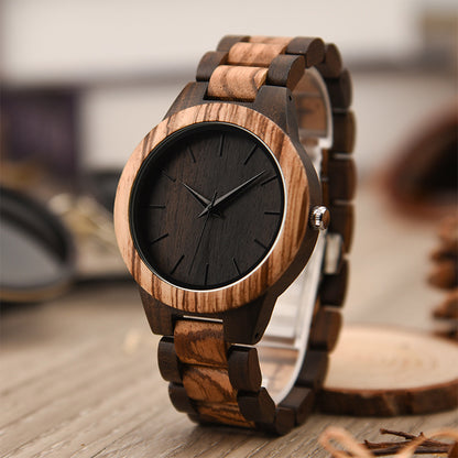 Wood Quartz 3ATM Wood Watch(7 Colors)