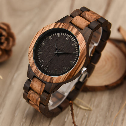 Wood Quartz 3ATM Wood Watch(7 Colors)