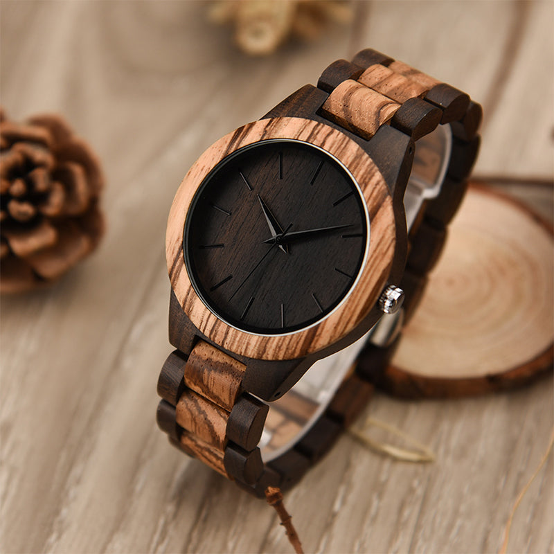 Wood Quartz 3ATM Wood Watch(7 Colors)