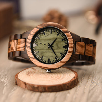 Wood Quartz 3ATM Wood Watch(7 Colors)