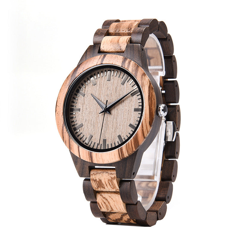 Wood Quartz 3ATM Wood Watch(7 Colors)