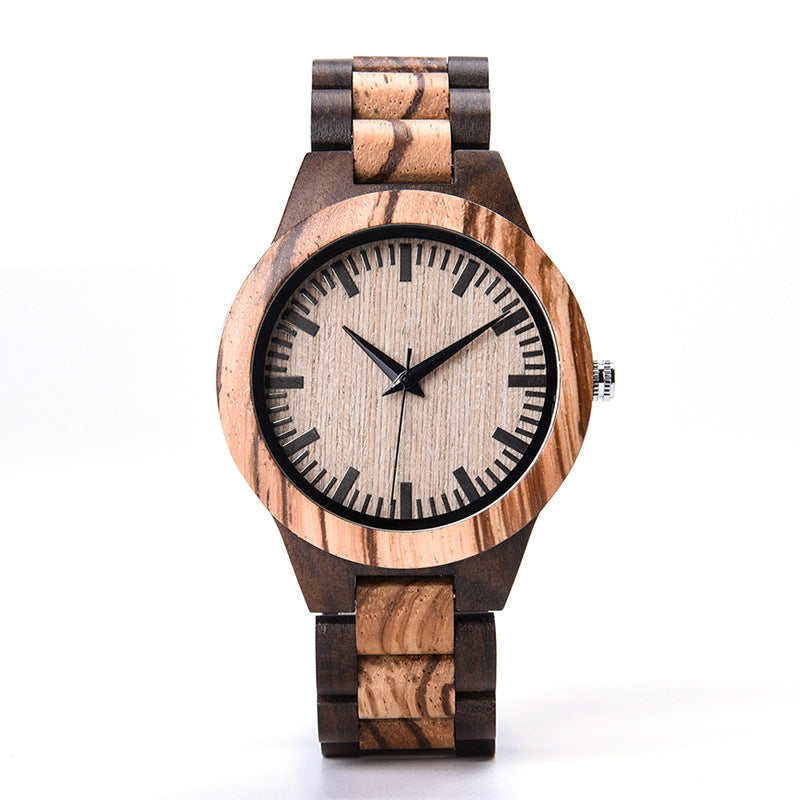 Wood Quartz 3ATM Wood Watch(7 Colors)