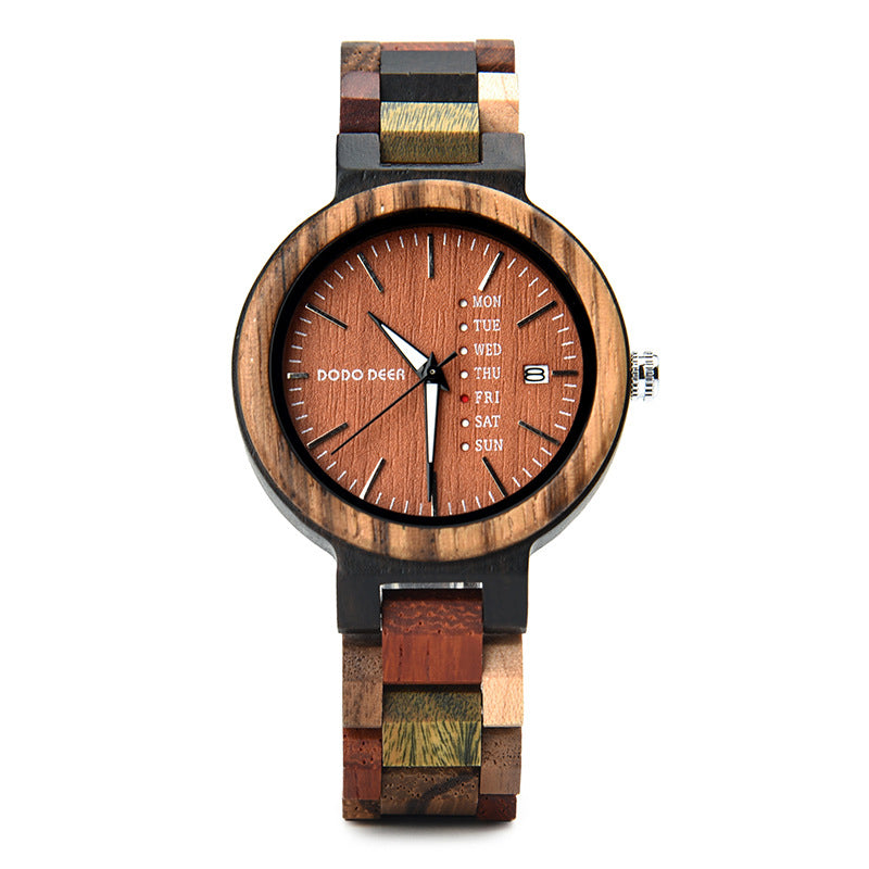 Wood Quartz 3ATM Wood Watch(3 Colors)