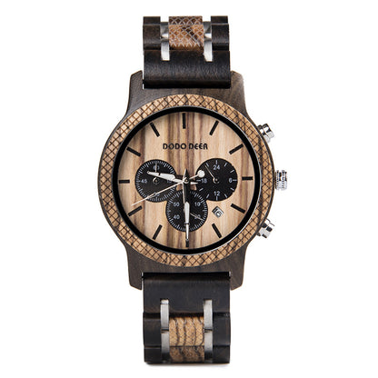 Wood Electronic movement 3ATM Wood Watch(3 Colors)