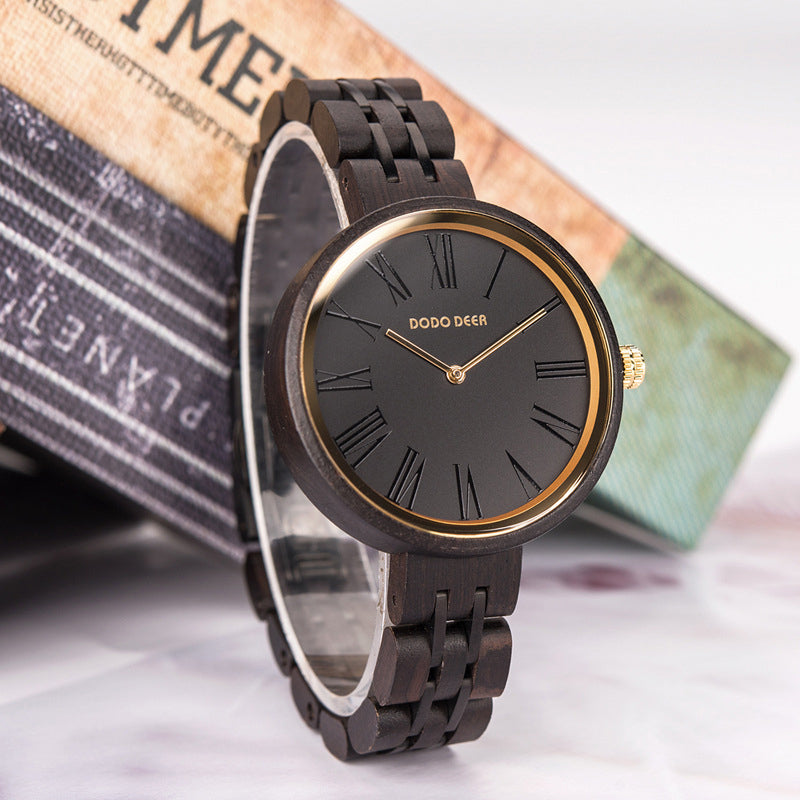 Wood Quartz Wood Watch(4 Colors)