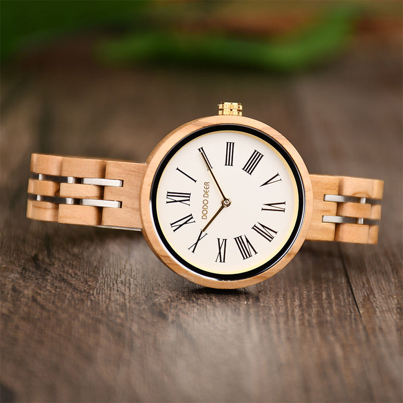 Wood Quartz Wood Watch(4 Colors)