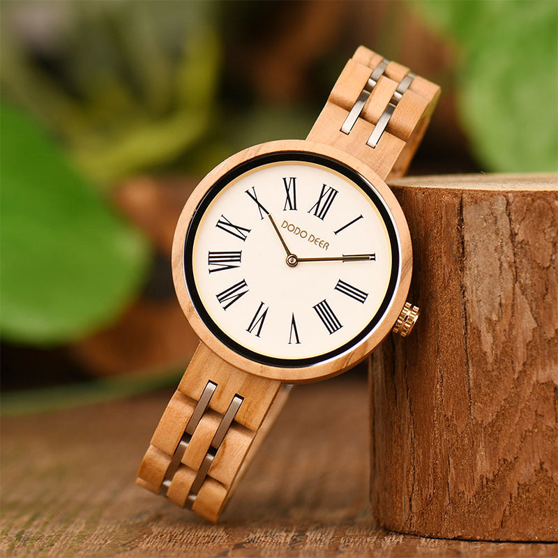 Wood Quartz Wood Watch(4 Colors)