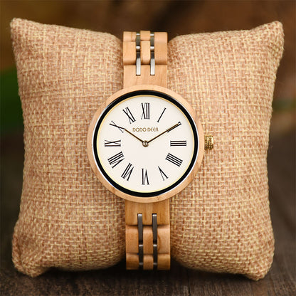 Wood Quartz Wood Watch(4 Colors)